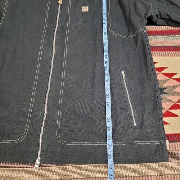 Vintage 90s Jordan Cotton Canvas Military Flight Jacket Sz XL Camo Mesh Interior - Picture 11 of 12